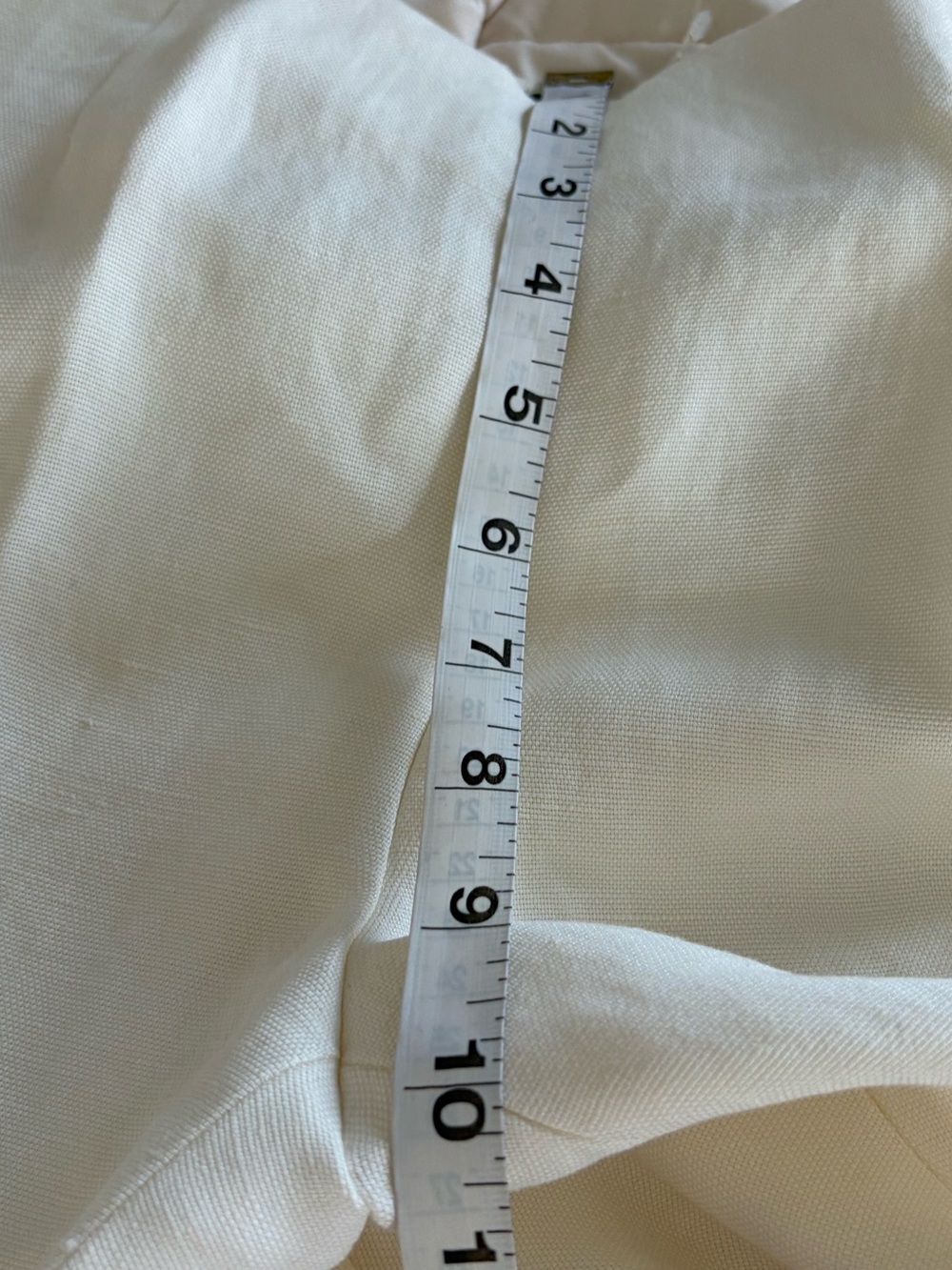 Dana Buchman dressy Cream Textured Pants - Picture 8 of 9